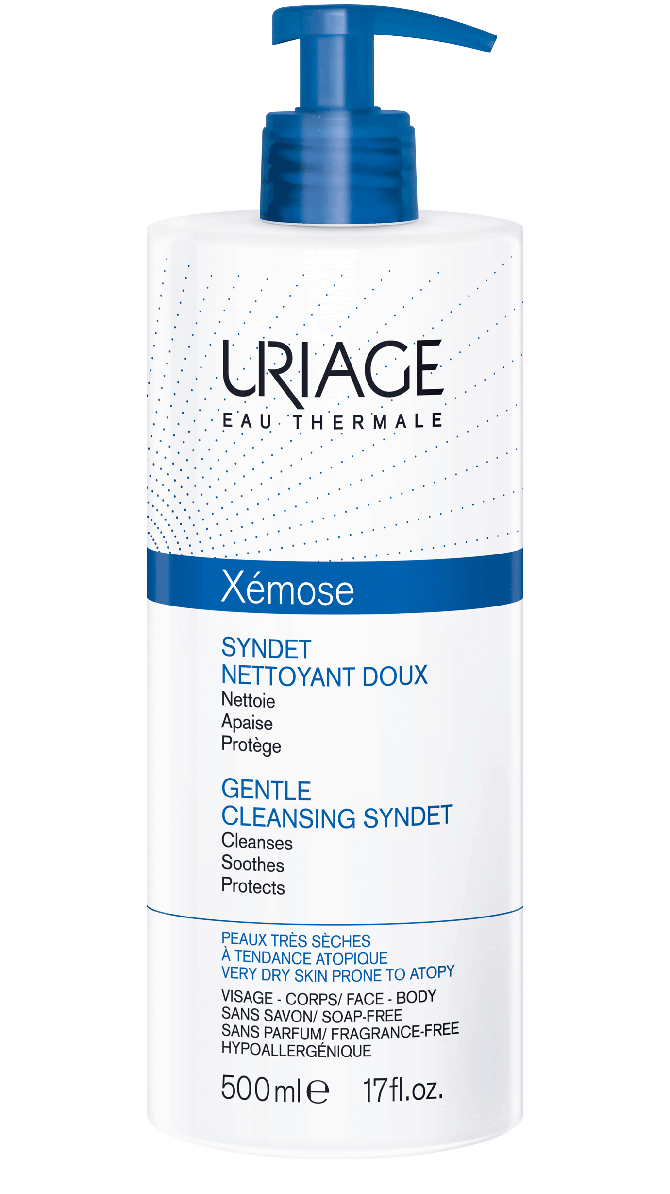 Gel și ulei de duș - Uriage Xemose Syndet gel de curatare 500ml, epastila.ro