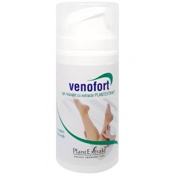 Varice și hemoroizi - Venofort gel relaxant cu extracte neturale 100ml (PlantExtrakt), epastila.ro