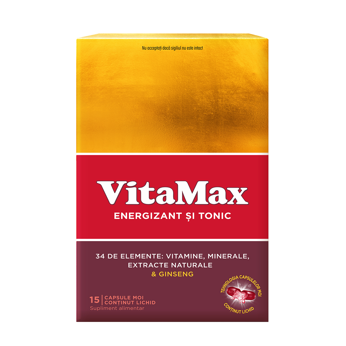 Tonice generale - Vitamax x 15capsule moi, epastila.ro