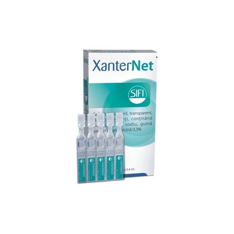 Afecțiuni oftalmologice - Xanternet gel oftalmic 0.4ml x 10 fl monodoza, epastila.ro