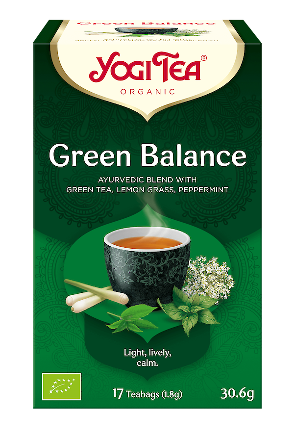 Produse Bio - Yogi Tea Bio Ceai echilibru verde 1,8g x 17pl, 30,6g, epastila.ro