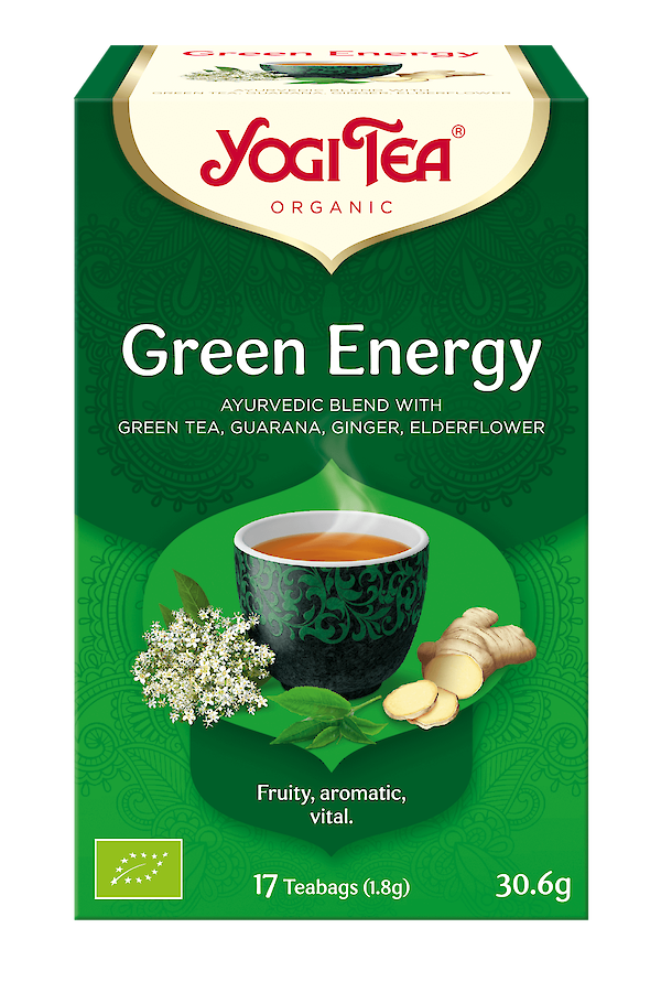 Produse Bio - Yogi Tea Bio Ceai energie verde 1,8g x 17pl, 30,6g, epastila.ro