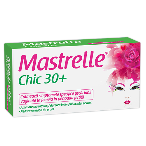 Menopauză, tulburări menstruale și dereglări hormonale - Mastrelle Chic 30+ gel vaginal 25g 1+1 gratis, epastila.ro