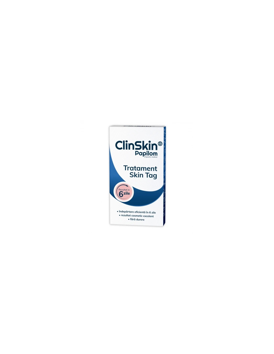 Piele cu probleme - ClinSkin Papilom tratament skintag pentru indepartarea papiloamelor x 3 plasturi + aplicator, epastila.ro