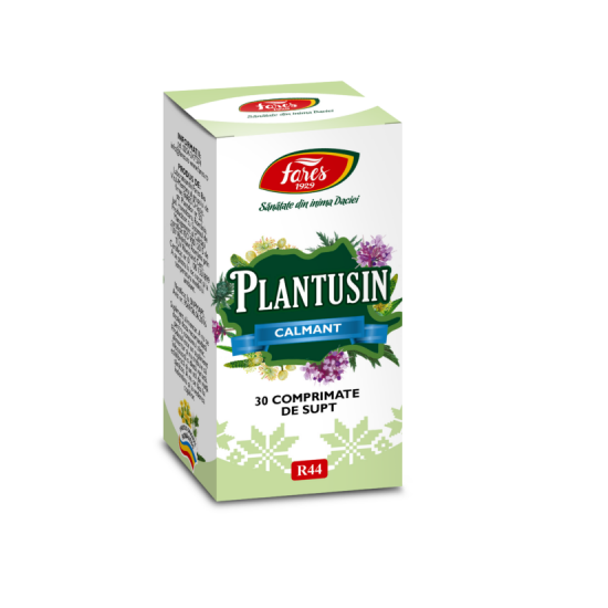 Tuse - Plantusin calmant tuse x 30 cp de supt (R44) Fares, epastila.ro