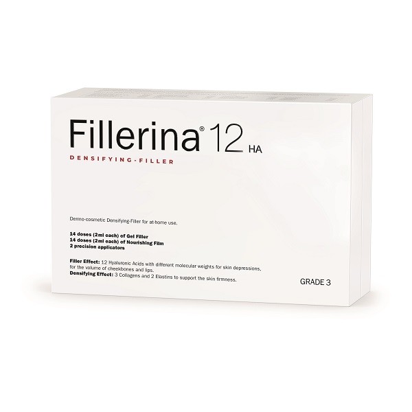 Lifting și antirid - Fillerina 12HA Densifying Filler grad 3 tratament intensiv antirid x 14 doze, epastila.ro