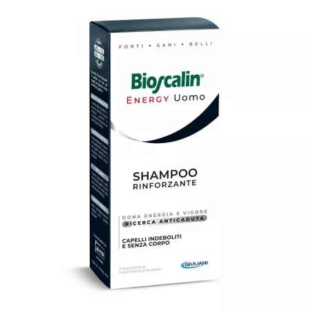 Căderea părului - Bioscalin Energy Uomo sampon tratament impotriva caderii parului barbati 200ml, epastila.ro