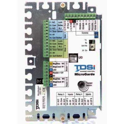 CONTROL ACCES - Unitate de control acces TDSi MG-II, ce poate gestiona 2 usi, max 2 cititoare Wiegand HID , 4165-2502, https:b2b.sielinvest.ro