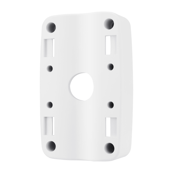 PRINDERE SI MONTAJ - Adaptor de stalp ptr camerele Hanwha seria X, alb, https:b2b.sielinvest.ro
