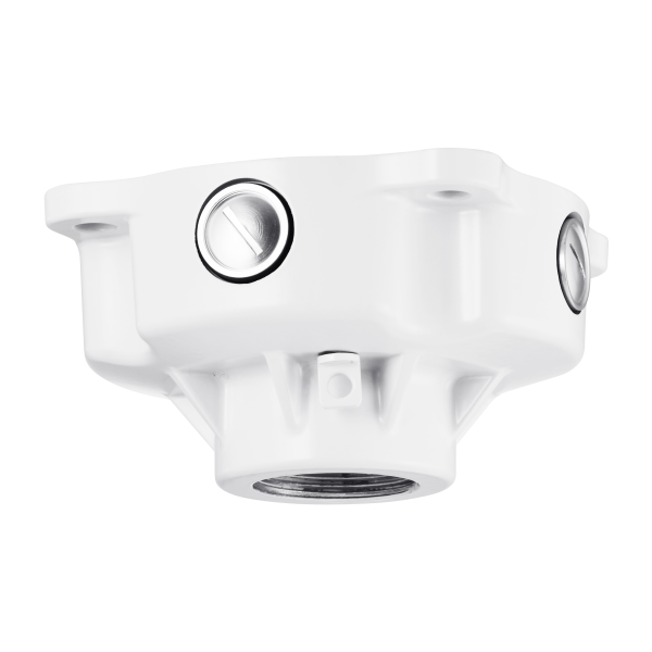 PRINDERE SI MONTAJ - Adaptor ptr tija verticala pentru camerele dome Hanwha, alb, https:b2b.sielinvest.ro