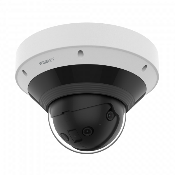PANORAMICE - Cameră panoramică IP 8MP cu AI, obiectiv fix de 2,8 mm, IR 20 m, IP66, albă, https:b2b.sielinvest.ro