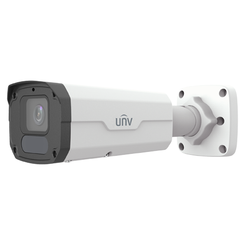 BULLET IP - Camera Bullet IP 2MP cu lentila fixa 2.8mm, IR 80m, Mic., Alarma, PoE, IK10 - UNV LightHunter, https:b2b.sielinvest.ro