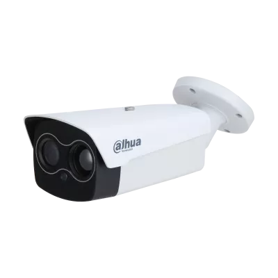 TERMICE - Camera termala hibrida , 4MP, CMOS 1/1,8", IR 80M, Termic 25mm, Visibil 12mm, Heat detection and alarm, tripwire, intrusion, target filtering, temperatura functionare  –30 °C to +70 °C , IP67, Micro S, https:b2b.sielinvest.ro