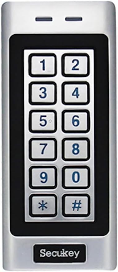 CONTROL ACCES - Cititor de proximitate stand-alone,  EMProx 125kHz, cu tastatura iluminata, de interior/exterior, carcasa din metal, antivandal, https:b2b.sielinvest.ro