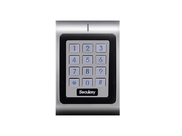 CONTROL ACCES - Cititor de proximitate stand-alone,  Mifare CSN 13,56 MHz, cu tastatura iluminata, de interior/exterior, carcasa din metal, antivandal, https:b2b.sielinvest.ro