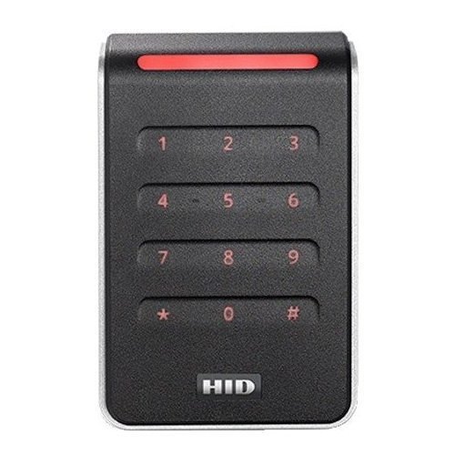 Signo HID - Cititor SIGNO40K Standard cu tastatura 3x4 125KHz, 13,56MHz, Mobile Ready, Wiegand/ OSDP, pigtail, NFC, BLE, https:b2b.sielinvest.ro