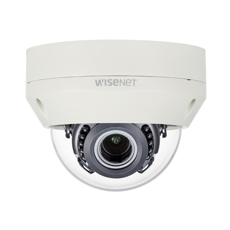 DOME - Camera video dome antivandal Wisenet HD+ 2MP, Full HD(1080p) 30fps IR outdoor dome camera, AHD/TVI/CVI/CVBS, lentila manuala Varifocala 3.1X (3.2-10mm), https:b2b.sielinvest.ro