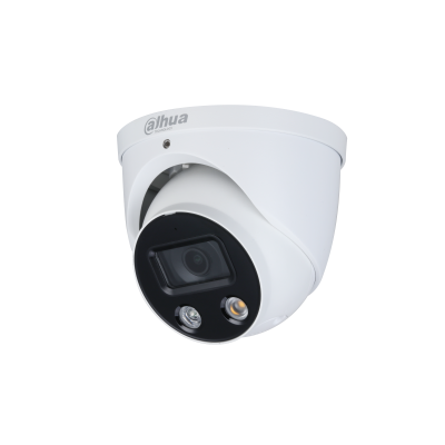 DOME IP - Camera video Dahua IP, dome, Full-color, WizSense, 5 MP, lentila fixa, lumina alba 30M, microfon, slot MicroSD, carcasa metal, IP67, PoE, https:b2b.sielinvest.ro