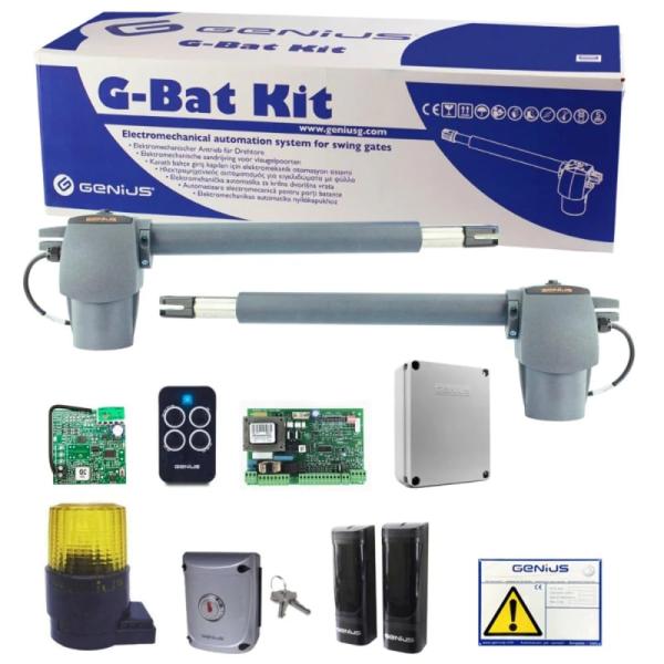 PORTI BATANTE - KIT G-Bat 300 - pentru porti batante de dimensiuni maxime de 2x 2,5m sau  2 x 3m cu yala electromagnetica, https:b2b.sielinvest.ro