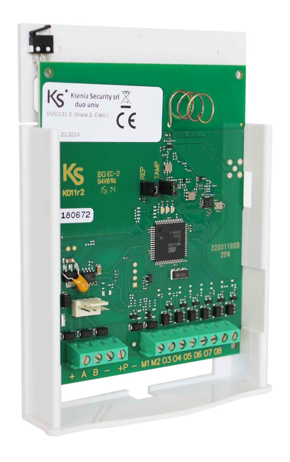 MODULE SI INTERFETE - Duo universal, modul wireless bidirectional pentru conectarea echipamentele wireless Ksenia la orice model de centrala de efractie,   pana la 32 de periferice wireless/ 96 de zone wireless, https:b2b.sielinvest.ro