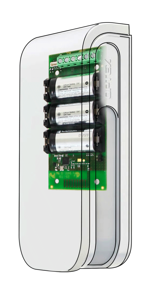 MODULE SI INTERFETE - Matrix, interfata bi-directionala universala radio, pentru conectarea detectrilor cu operare pe baterie la centralele lares 4.0, frecventa de operare 868MHz, https:b2b.sielinvest.ro