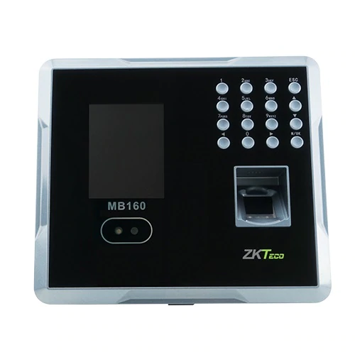 CITITOARE STANDALONE - Terminal standalone de control acces si pontaj cu recunoastere faciala, tastatura, cititor de amprenta si proximitate 125 KHz (carduri EM 26 bit). Interfete: TCP/IP, WiFi* (optional), USB Host, RS232, https:b2b.sielinvest.ro