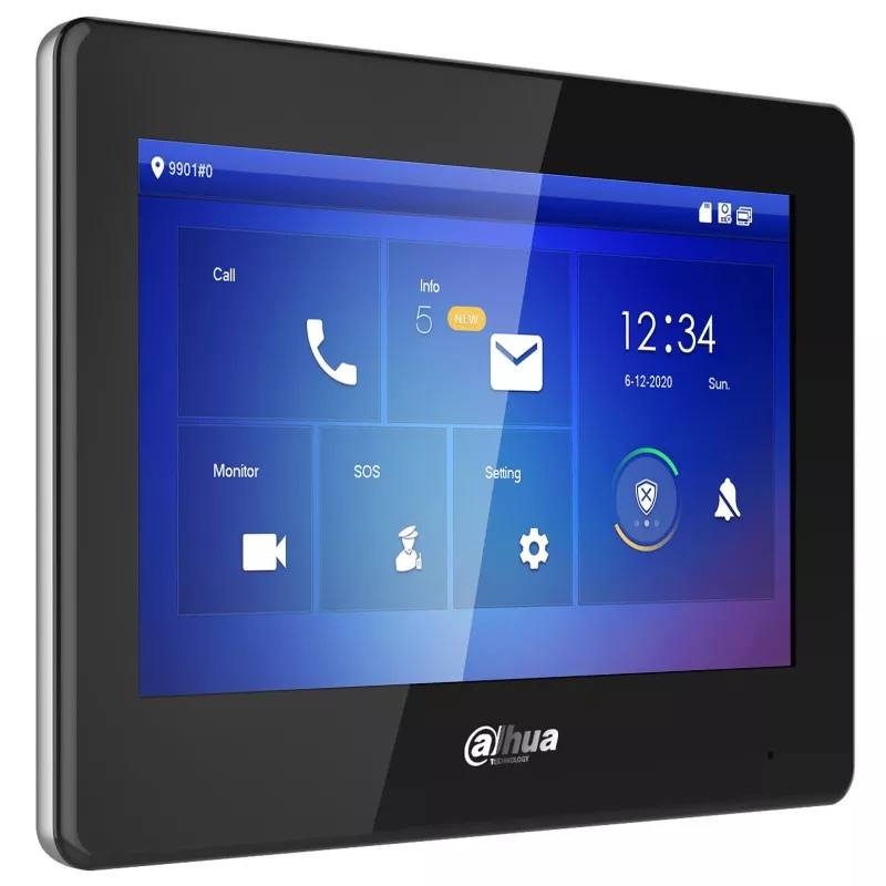 VIDEOINTERFONIE - Monitor videointerfon IP, interior, ecran 7" cu touchscreen, rezolutie 1024x600, https:b2b.sielinvest.ro