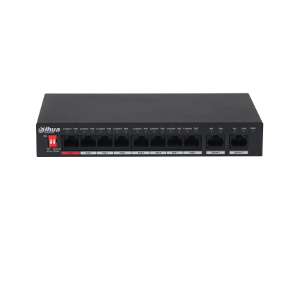 SWITCH-URI - Switch POE Dahua, 8 + 2 xRJ45 porturi - 96W - 10/100MBPS, https:b2b.sielinvest.ro