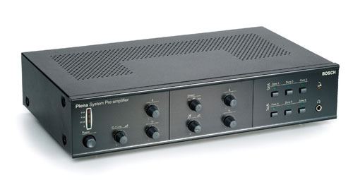 PLENA - Pre-amplificator Plena, 6 zone, intrare universală pentru microfon/linie, 3 intrări pentru selectare BGM, https:b2b.sielinvest.ro