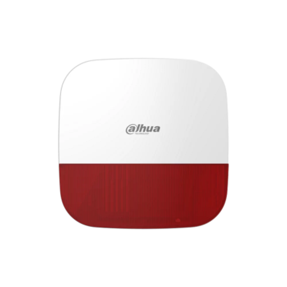 SIRENE - Sirena wireless pentru exterior Dahua,12VDC, IP65,ROSIE, https:b2b.sielinvest.ro