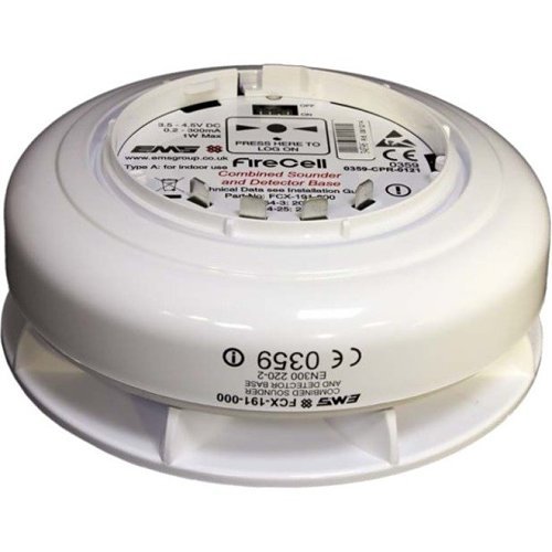 GAMA FUSION CARRIER - Soclu wireless pentru detectorii din gama Fusion cu sirena inclusa, adresare electronica, baterii 3 x AA + 3 x C, https:b2b.sielinvest.ro