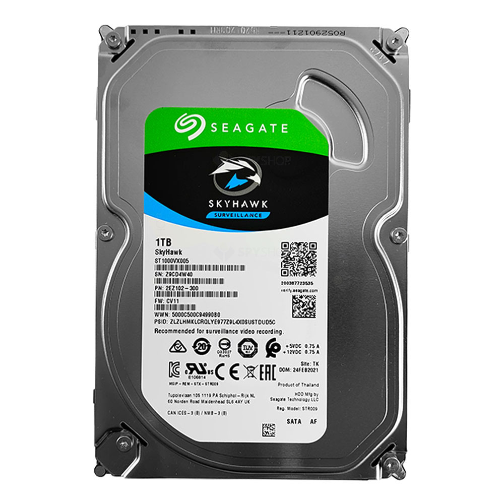 HARD DISK-URI - HDD SEAGATE SKYHAWK SURVEILLANCE 1TB, 5900 rpm,64 MB cache, SATA III, https:b2b.sielinvest.ro