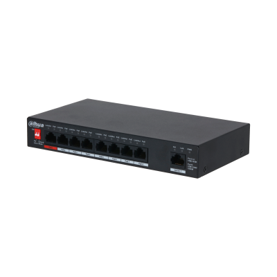SWITCH-URI - Switch 8 porturi Poe fast ethernet, 1 port UpLink gigabit, 96W, https:b2b.sielinvest.ro