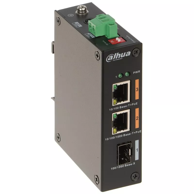 SWITCH-URI - Switch industrial Dahua, 2 porturi POE, 1 port SFP, 60W, https:b2b.sielinvest.ro