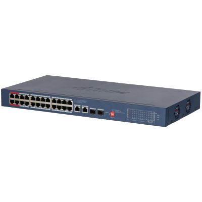 Switch PoE Dahua 28 porturi: 24 x RJ-45 , 10/100/1000 Mbps, 2 x RJ-45 10/100/1000 Mbps, 2 × SFP 1000 Mbps, [2],https:b2b.sielinvest.ro