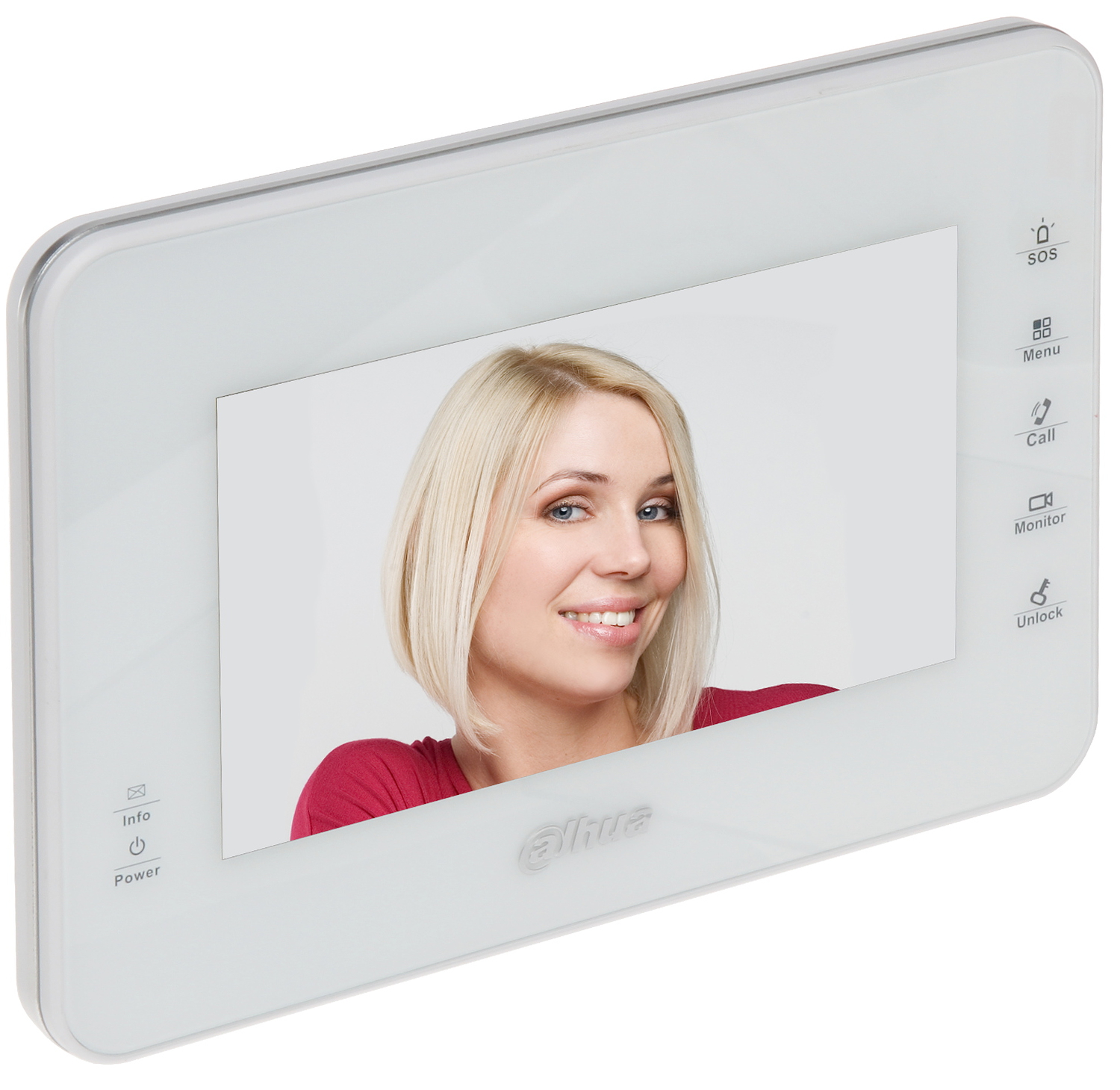 POSTURI INTERIOR - Monitor videointerfon IP, handsfree, interior, ecran 7" cu touchscreen, rezolutie 800x480, butoane touch, https:b2b.sielinvest.ro