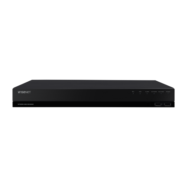 NVR - NVR 8 Canale, 8 porturi POE+, budget sursa 100Watt, HDD 1TB inclus, Wisenet Wave preinstalat cu 8 licente WAVE, suporta 2HDD de 6 TB, 2x porturi gigabit, 4 intrari alarma si 2 iesiri, iesire HDMI 4K, https:b2b.sielinvest.ro