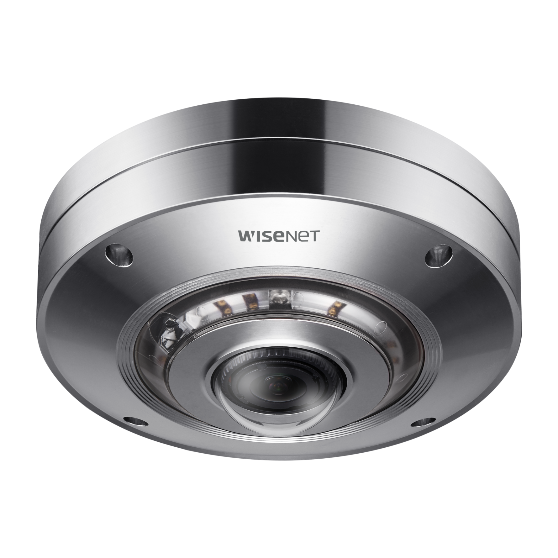 DOME IP - Camera video stainless steel fisheye IP, 12MP, max 30fps, lentila 1.08 mm, IR 15m,  IP66, IK10, NEMA 4X, https:b2b.sielinvest.ro