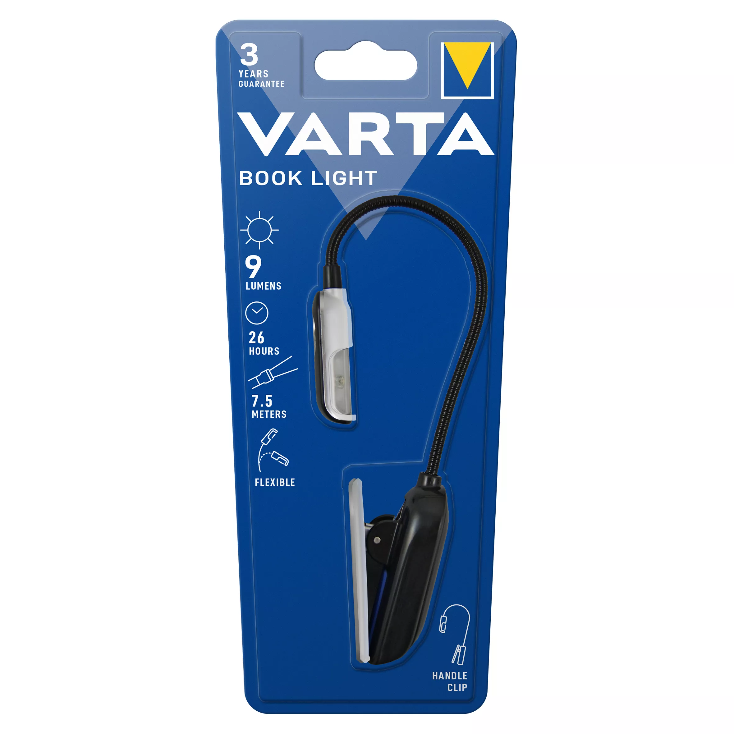 Lanterna RESIGLATA  LED pentru citit, include 2 x CR2032, V16618 VARTA