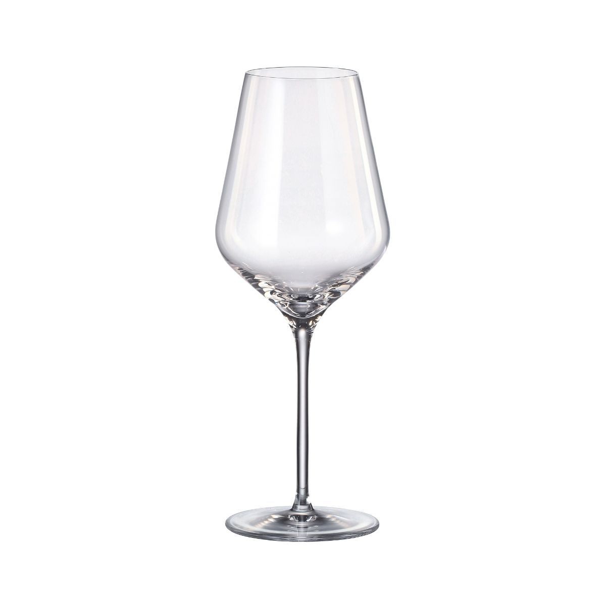 Set de 6 pahare pentru vin alb, transparent, din cristal de Bohemia, 570 ml, Louvre White Wine