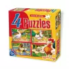 Set 4 Puzzle Maxi  Animale