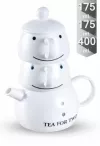 Set Ceainic Tea for Two Snowman