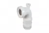 Racord WC flexibil / extensibil CR - Eurociere cu inserție metalică, cot la 90°, racord pentru mașina de spălat ø40