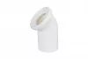 Racord WC rigid/fix CR - Eurociere  cu cot la 45°, lungime 138 mm, iesire Ø110