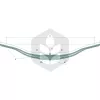 Arc parabolic BPW 2 / 24 lame, 100 x 1200 mm, Schomacker