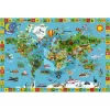 Puzzle Globul in culori - 200 piese, copii 8+ ani