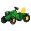 Mini Tractor cu pedale John Deere 6210 R, 1.06 m, verde, pentru copii