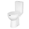 Set vas WC Cersanit Etiuda, pe podea, fara capac, include rezervor, alb, K11-0221
