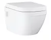 Vas WC Grohe Euro 39703000, suspendat, rimless, capac wc, SoftClose, alb
