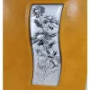Leather Cipro album 36x36 silver application - yellow